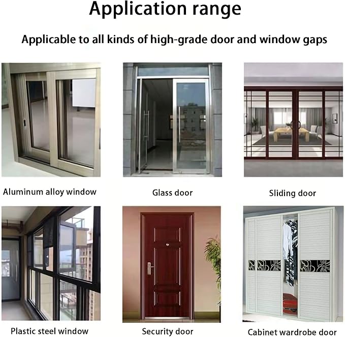 33 Ft Gray Self-Adhesive Soundproofing Weather Stripping - Image 5