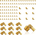 100Pack Seelink PEX Fittings, Pex 1/2" x 1/2" Male Threaded NPT Elbow | Brass by Seelink
