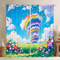 jejeloiu 3D Tornado Blackout Shades Window Treatments Natural Disaster Window by jejeloiu