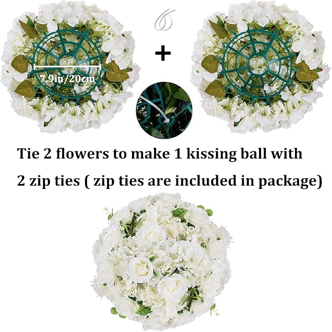BLOSMON Fake Flower Balls Centerpieces - Image 5