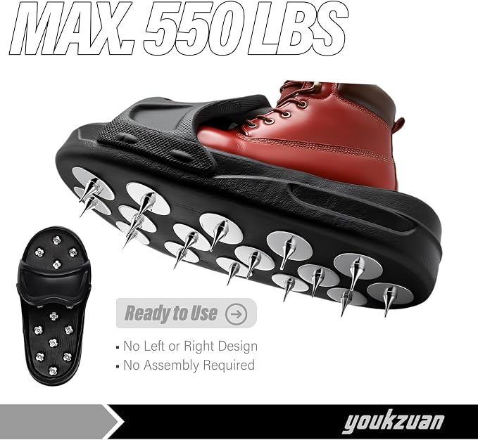 2026 NEW Epoxy Shoes Spikes Large US 9-11｜Fast Slip-On Spike Shoes - Image 5