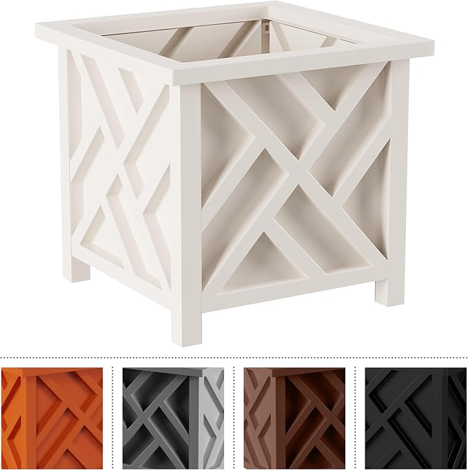 Lattice Design Outdoor Planter Box - Image 7