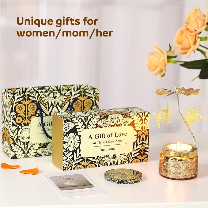 Curimama Unique Rotating Hummingbird Candle Gift Set - Image 6