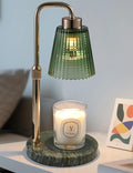 Marble Candle Warmer Lamp Green by GODONLIF