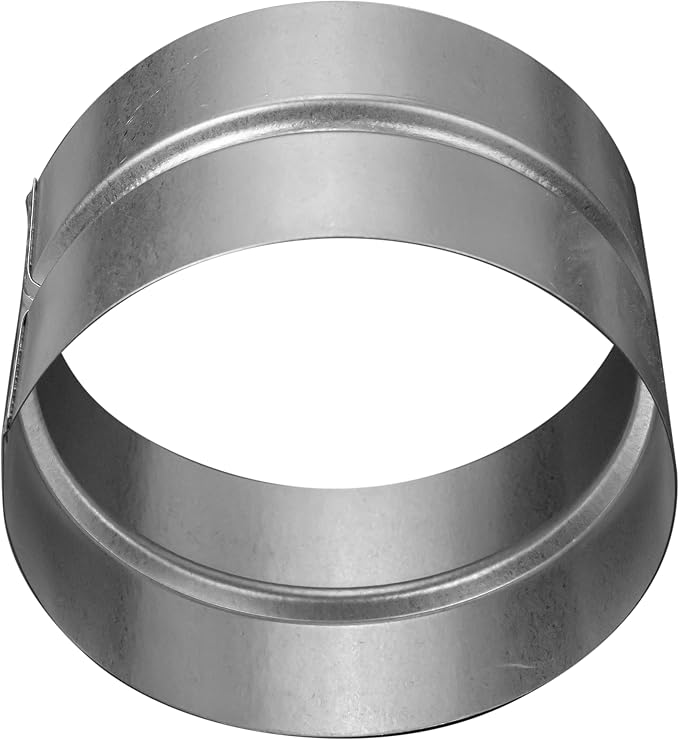 Repa Market Female Fit 5 Inch Galvanized Steel Dryer Duct Connector by RepaMarket