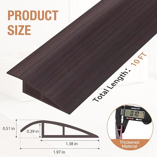 Floor Transition Strip Self Adhesive Vinyl Door Threshold Strip | Rubber - Image 5
