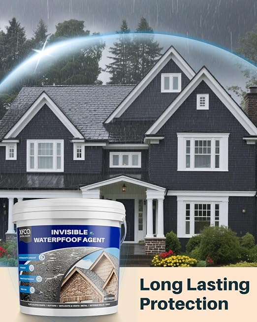 Transparent Waterproof Sealant, 175oz Clear Transparent Waterproof Coating - Image 7