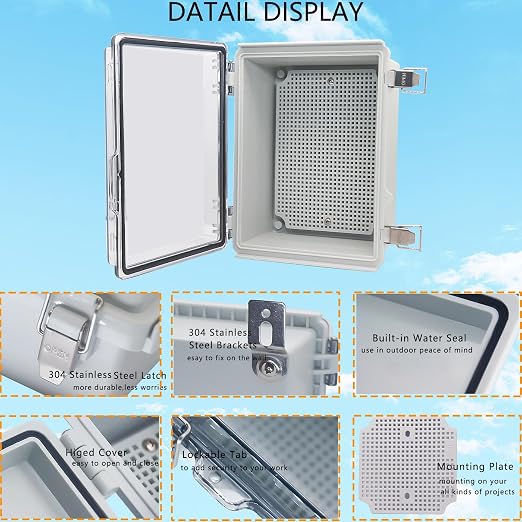 Waterproof Junction Box, ABS Plastic Electrical Box - Image 3