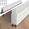 Pushglossy 1 Pack 1" x 35.5" Storm Door Sweep Replacement Bottom Sweep Aluminum by Pushglossy