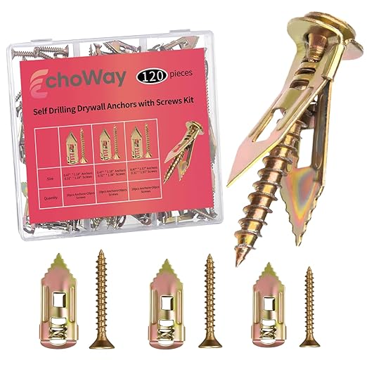 3 Sizes Self Drilling Drywall Anchors by Unknown