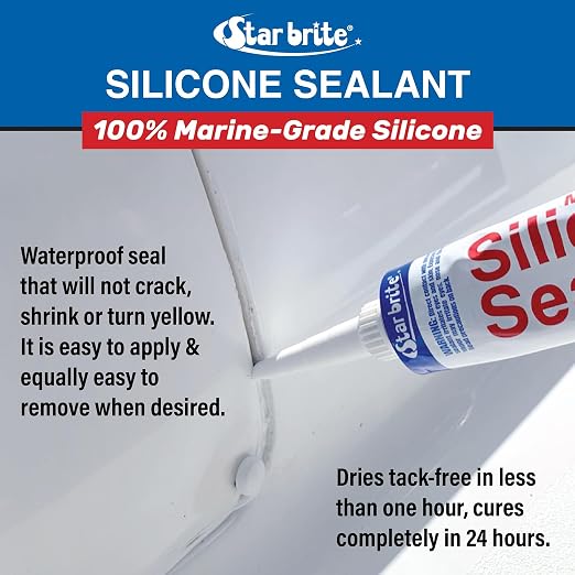 STAR BRITE Marine Silicone Sealant White - Image 4