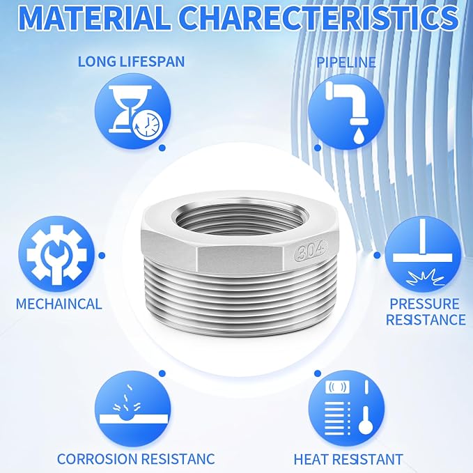 ChillWaves 304 Stainless Steel Pipe Fitting - Image 5