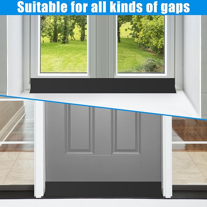 Draft Seal Tape for Doors and Windows 2 in x 20 Ft Silicone Weather Stripping - Image 6