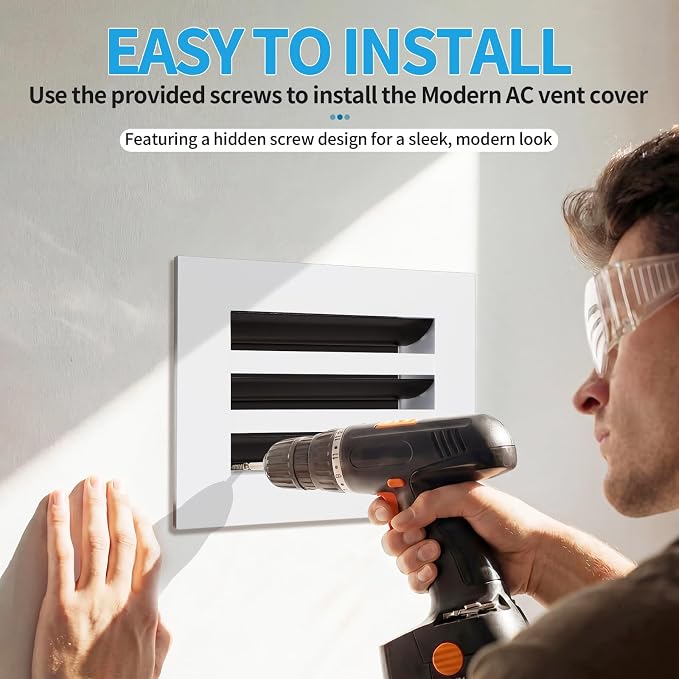 8x6 Modern AC Vent Cover, Decorative Air Vent Register Grille - Image 4