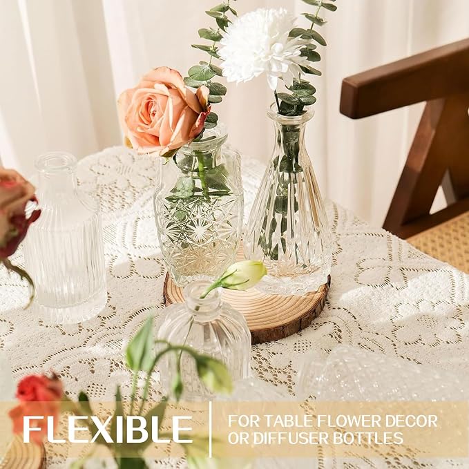 Mini Bud Vases Centerpieces for Tables, Small Flower Vases Suitable for - Image 5