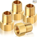 Frienda 1/4 Inch Male NPT x 1/4 Inch Female Inverted Flare Propane Fitting NPT by Frienda
