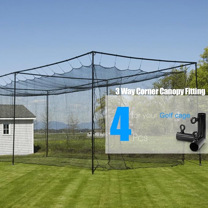 Aoneky 3-Way 2 Inch Corner Canopy Fitting - Image 5