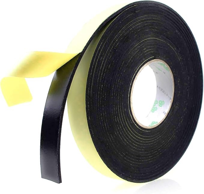 Foam Insulation Tape Adhesive High Density, Weatherstrip, Waterproof, Air by PAPILLON