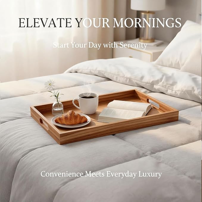 Krismax Wooden Serving Tray - Image 6