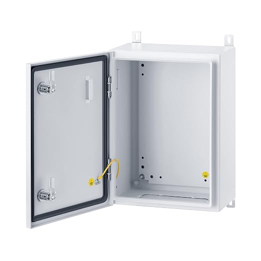 IP65 Weatherproof Metal Box Wall-Mounted Electronic Equipment Enclosure Box by ordentlich