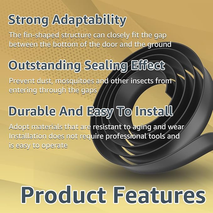 2PCS Compatible with Andersen Storm Door Bottom Sweep Fin Weatherstrip | - Image 6
