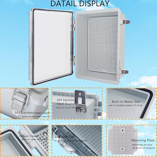 Waterproof Junction Box, ABS Plastic Electrical Box - Image 3