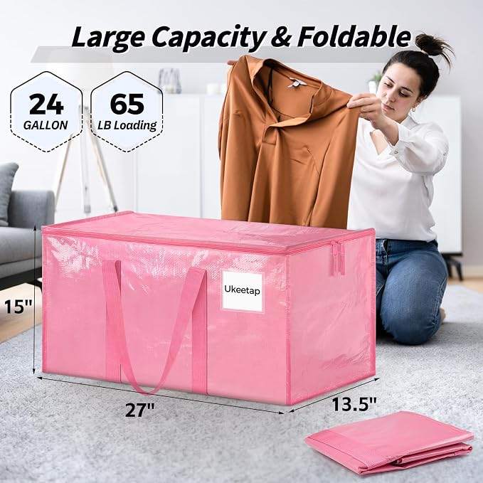 16 Pack Extra Large Clothes Storage Bins - Image 2