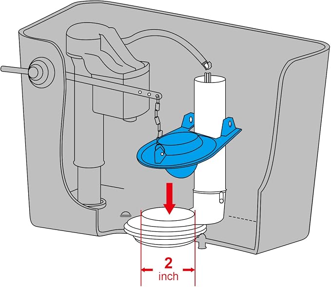Mudder 3/6 Pcs Stainless Steel Toilet Flapper Chain Replacement, flusher valve - Image 3