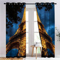 Eiffel Tower Curtains by Unknown