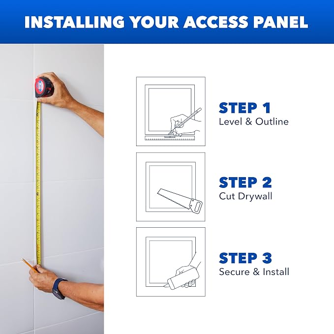 8x8 Access Panel for Drywall- Plumbing Access Panel Ceiling Access Panel - Image 4