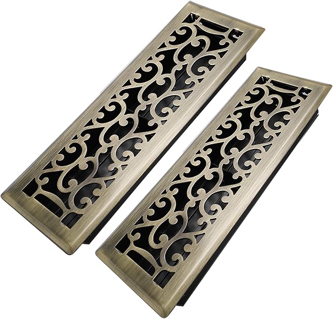 Howeall 4x14 Inches 2 Pack Heavy Duty Walkable Floor Register by Howeall