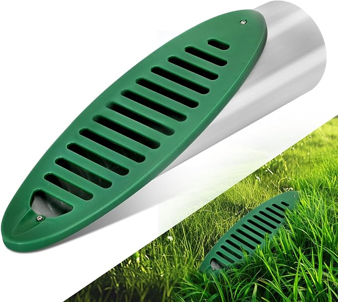 4 Inch Yard Drain Green Angled Drainage Grate by Unknown