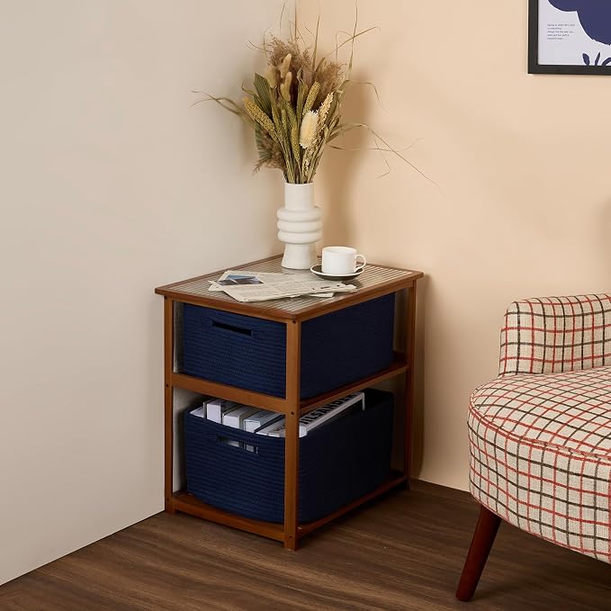 MiniArk Large Storage Baskets for Shelves, Baby Nursery, Toy Baskets Box - Image 8