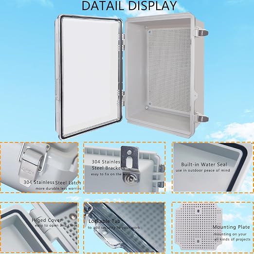 Waterproof Junction Box, ABS Plastic Electrical Box - Image 3