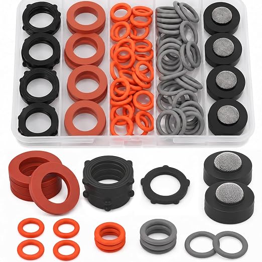 ZDBB 84 Pcs Pressure Washer O Rings, Garden Hose and Screen Filter Washers | 5 by ZDBB