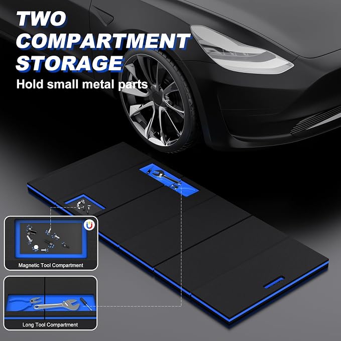 22.8" Wide Mechanic Mat Foldable EVA Kneeling Pad - Image 3