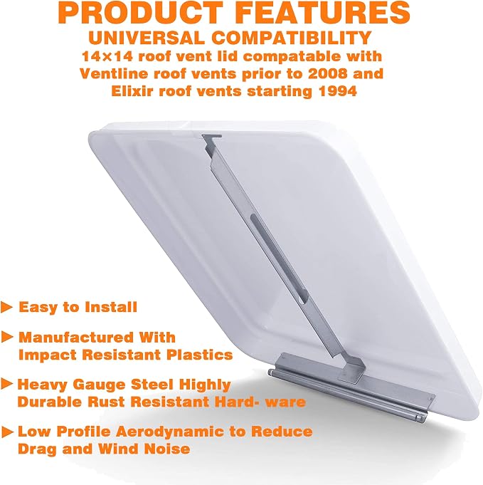 14" Rv Vent Covers for Roof, Rv Vent Cover - Image 5