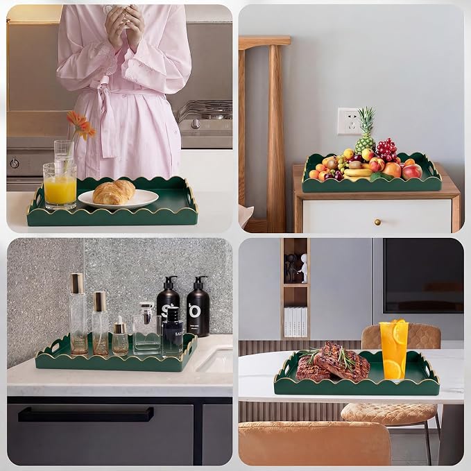 AGIOTA Coffee Table Trays for Living Room Serving Tray - Image 7
