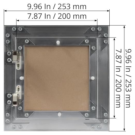 8" x 8" Waterproof Drywall Access Panel, Tileable and Paintable Ceiling and - Image 6