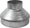 8" to 4" Inch Galvanized Steel Round Duct Reducer by ECOPROVENT