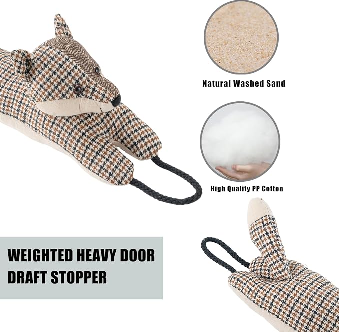 Under Door Draft Stopper Decorative Wind Stopper 30 inch - Image 3