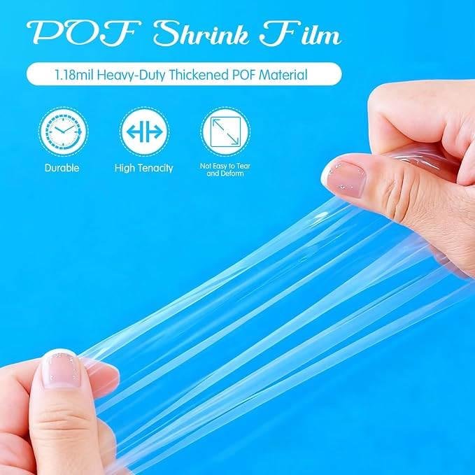 Pangda 2 Pack Window Insulation Kit 63 x 394 Inch Plastic Window Covering - Image 4