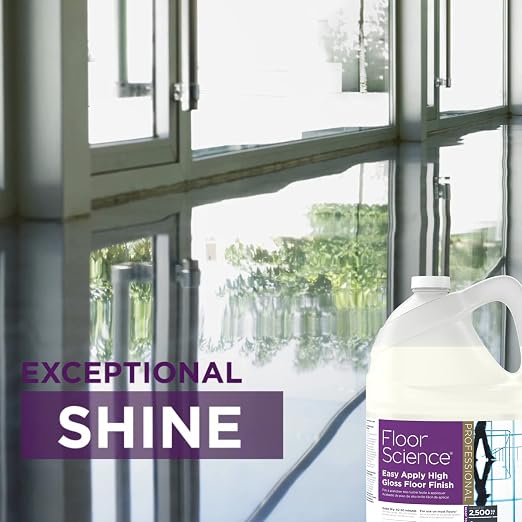 Diversey Floor Science CBD540410 Easy Apply High Gloss Floor Finish, - Image 4
