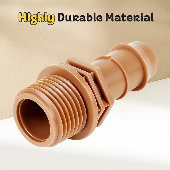PVC to Drip Irrigation Adapter, 1/2" PVC Male Pipe Thread x 1/2" Drip - Image 6