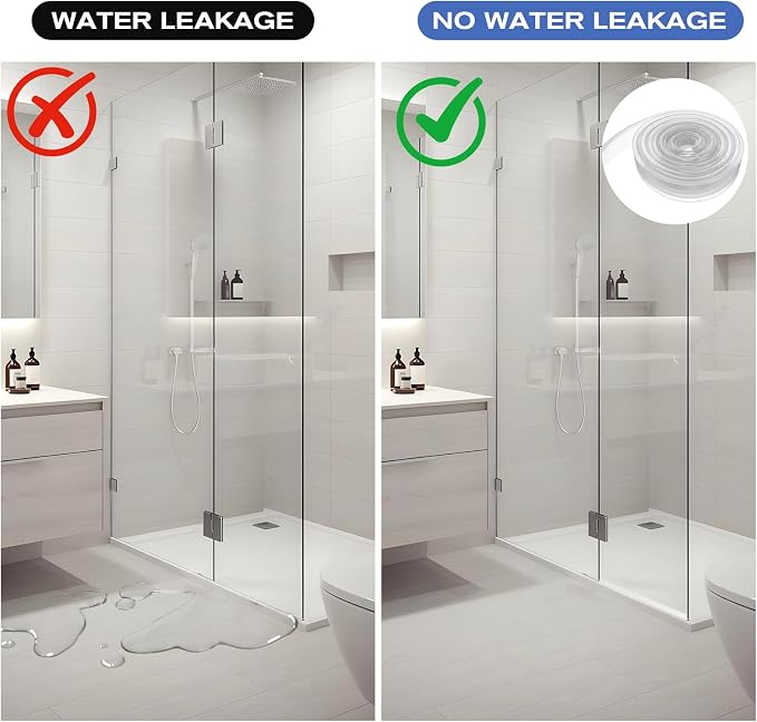 Framed Shower Door Bottom Seal Shower Bottom Waterproof Rubber Sweep Trim | 118 - Image 3