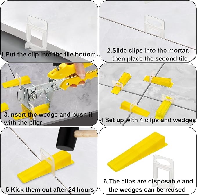 Okllen Tile Leveling System 1/8" Kit - Image 5