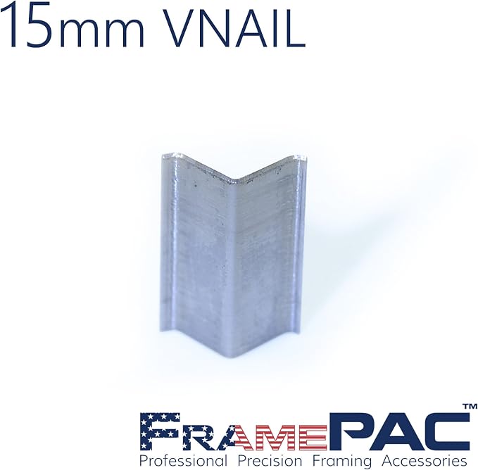 V Nails for Hardwood Picture Frames - 15mm - - AMP - Ultra Strong Vnail Wedges - Image 3