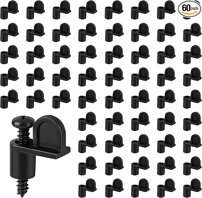 60 Pcs 3/8 Inch Nylon Window Screen Clips by Unknown