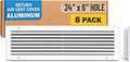 Fits 24x6 Hole | Aluminum Return Air Grille by Handua | Vent Cover Grill by Handua