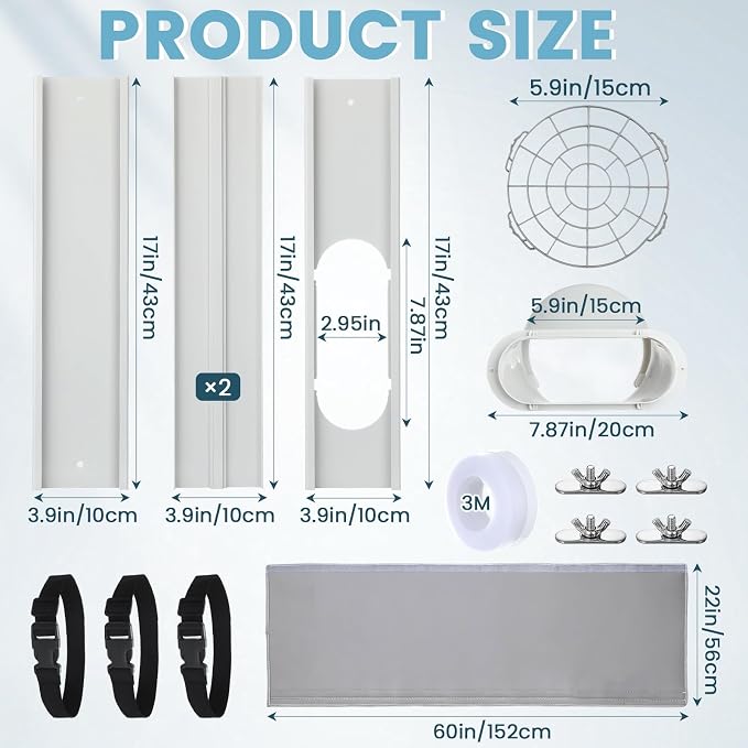 Complete Package: This portable air conditioner kit comes - Image 2